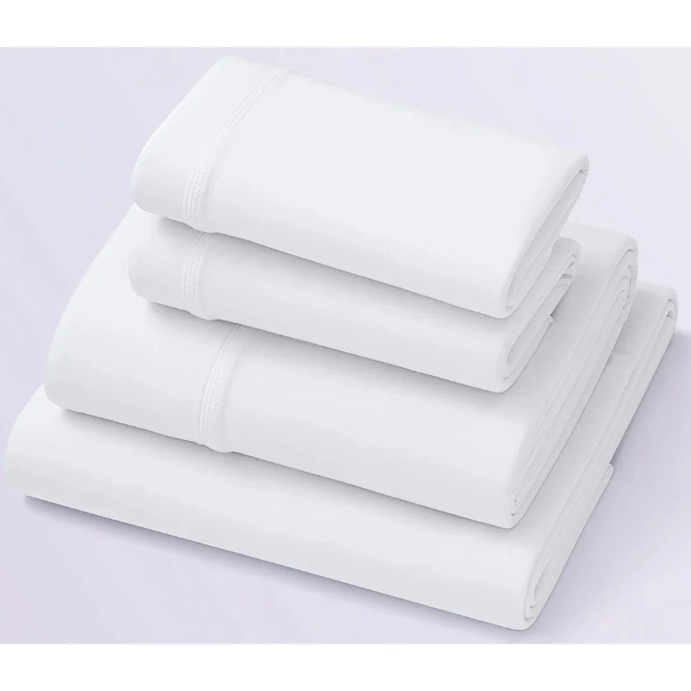 Purple Purple SoftStretch Sheets 2001151 Split King SoftStretch Sheets